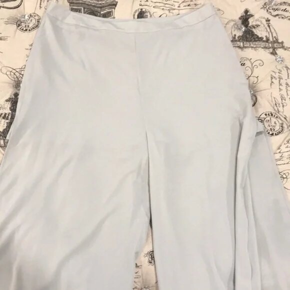 LEITH High Waist Side Slit Wide Leg Pants - Picture 6 of 8